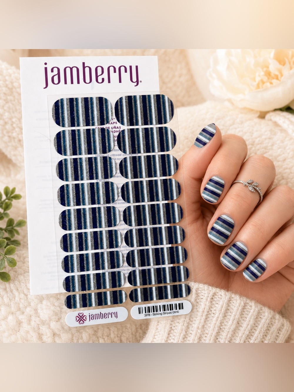 Jamberry Nail Wraps: Striking Stripes